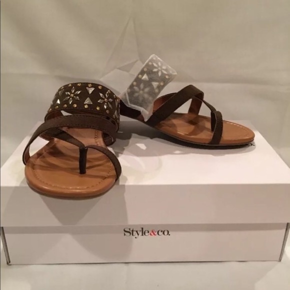 NEW STYLE & CO BEHATIGRN MILITARY GREEN S7M MACY'S - Picture 3 of 4